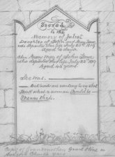 Gravestone, Ashford 1890